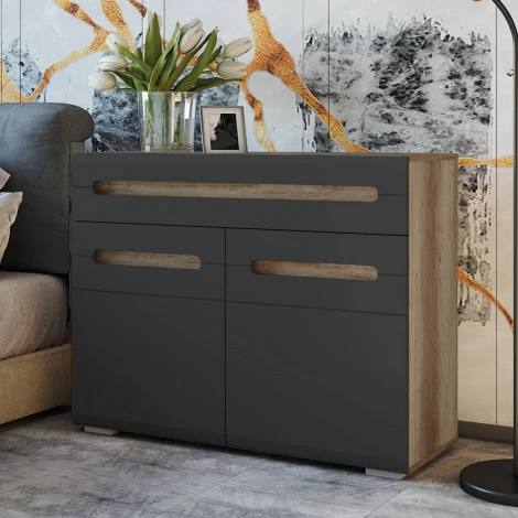 Тумба БТС для обуви Наоми ТБ-18, графит