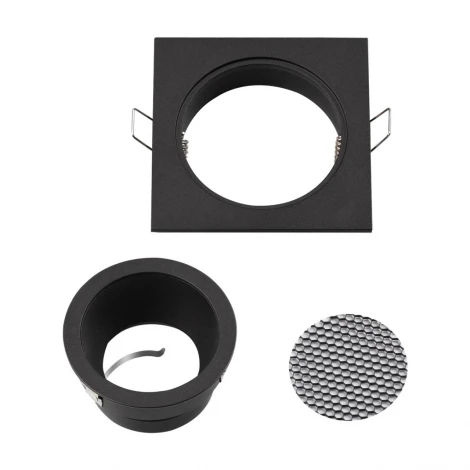 Светильник встраиваемый Novotech Morus 371002 черный IP20 GU10 50W 220V