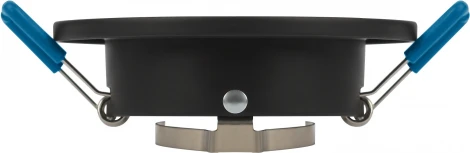 Встраиваемый точечный светильник ЭРА KL107 BK/GD (12V, круглые)