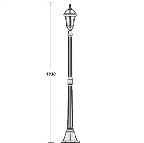 Наземный фонарь Oasis Light Rome S 95208