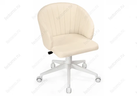 Компьютерное кресло Woodville Пард экокожа слоновая кость 464225