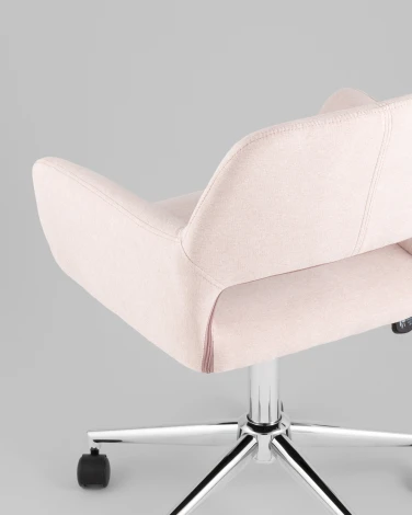 Стул офисный ROSS рогожка светло-розовый Stool Group арт.УТ000039439