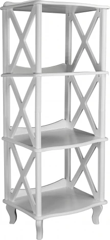 Этажерка-стеллаж Джульетта 3 уровня, молочный дуб Л Mebelik арт.008564