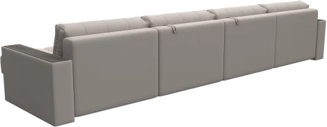 Диван П-образный с декором Лига-049 НПБ Лонг Лига Диванов (Замша) арт.128582