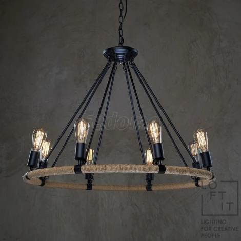 Подвесная люстра Loft It Rope Filament LOFT1861/8 кольцо