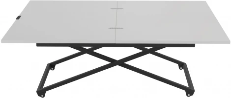 Стол универсальный трансформируемый АНДРЭ Loft ЛДСП белый/чёрный от фабрики Mebelik