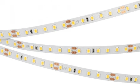 Светодиодная лента RT-A120-8mm 24V Day4000 (9.6 W/m, IP20, 2835, 5m) (Arlight, Открытый) 011581(2)