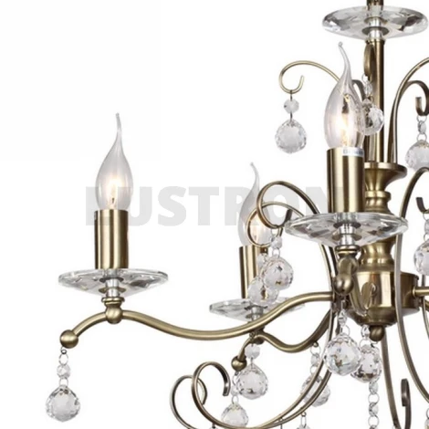 Подвесная люстра IDLamp Felisa 254/5-Oldbronze