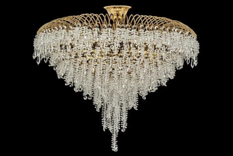 Потолочная люстра на штанге Arti Lampadari Imperia E 1.2.40.106 N (220V, хрусталь, круглые)