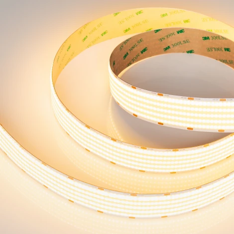 Светодиодная лента COB-X1600-30mm 24V Warm2700 (40 W/m, IP20, 5m) (Arlight, CRI>90) 052224