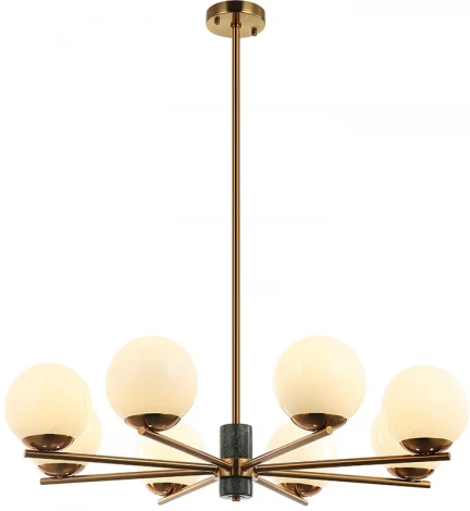 Потолочная люстра на штанге Stilfort Sharo 2150/05/08P (220V, шар)