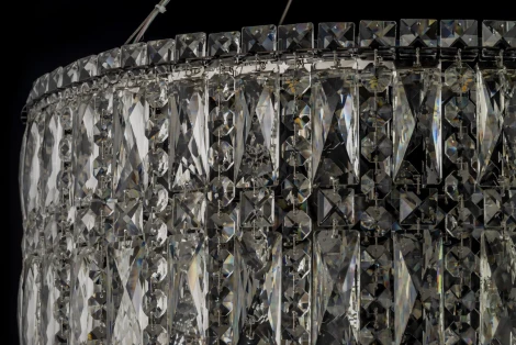 Подвесная люстра хрустальная Arti Lampadari Ovindoli Gold Ovindoli L 1.5.60.102 N (LED, 220V, на тросе)