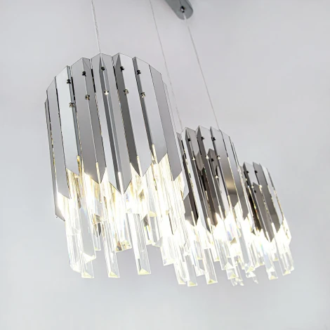 Подвесной светильник хрустальный Modelux MODELUX ML.20207.3R CR