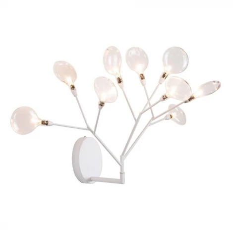 Бра Crystal Lux Evita AP9 WHITE/TRANSPARENT