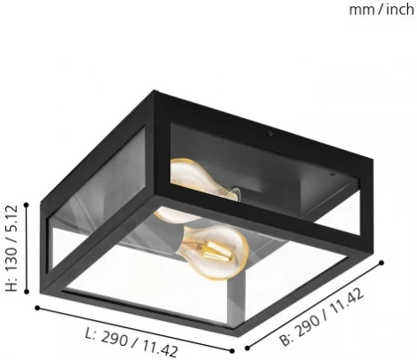 Потолочный светильник уличный Eglo Alamonte 1 94832