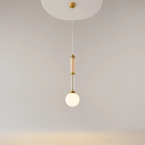 Подвесной светильник Maytoni Teatro MOD287PL-01BS (220V, на проводе, шар)