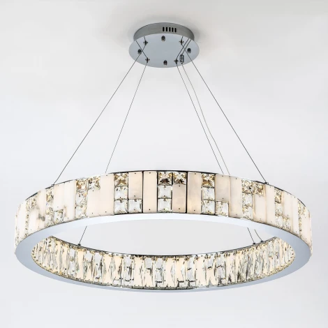 Подвесная люстра светодиодная с регулировкой цветовой температуры Modelux MODELUX ML.6985.800P CR