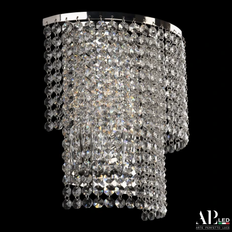 Бра хрустальное APL LED Rimini S500.B4.25-27.A.E14