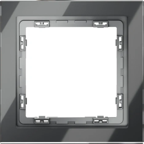 Рамка на 1 пост (графит, стекло) Voltum S70 VLS110107