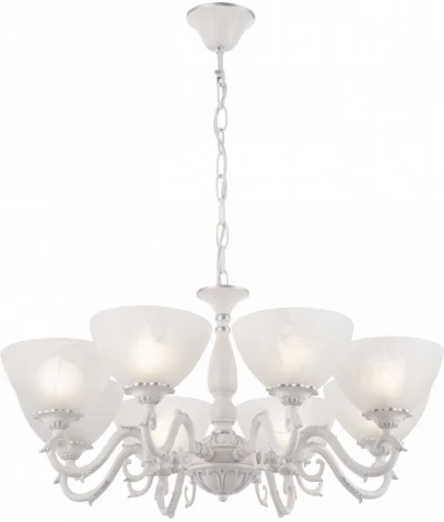 Подвесная люстра Arte Milano AM340518 340518/8 WT+SL (220V, на цепи)