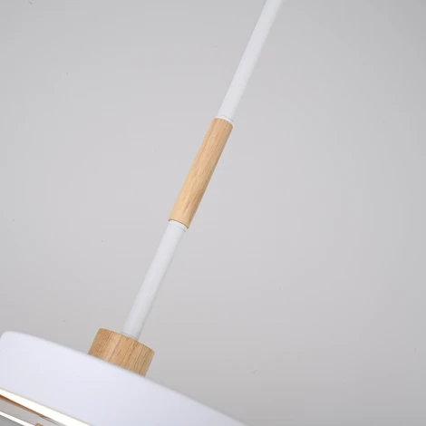 Потолочная люстра Wi-Fi на штанге Turna Dbl L12 White By ImperiumLoft Turna-Dbl01 (LED, 220V, голосовое управление, умный дом - Алиса)