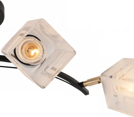 Спот на штанге Reluce 01594-3.3-04B BK+FGD (220V)