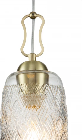 Подвесной светильник Pizzo V000289 (13007/B/1P Gold) (220V, на проводе)