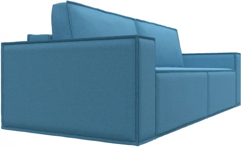 Диван прямой Куба (Голубой/Рогожка) Лига Диванов арт.124515