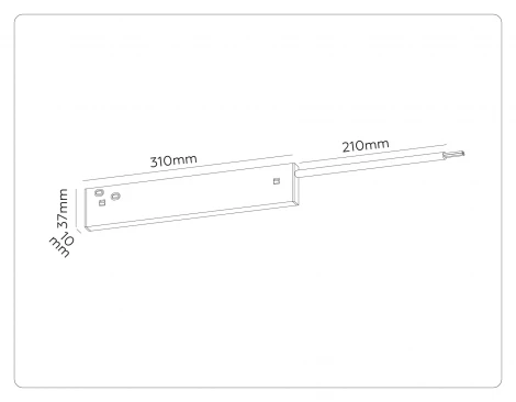Блок питания внутренний Magnetic standard 48V 10mm 100W Ambrella Track System GL2061