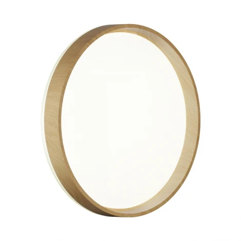 Настенно-потолочный светильник Sonex Gari Wood 7684/DLN пластик/кор. под дер. LED 48Вт 3000/4000/6000K D390 IP43