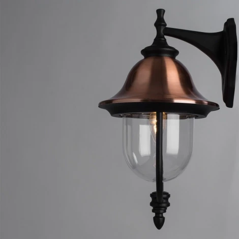 Настенный фонарь уличный Arte Lamp Barcelona A1482AL-1BK