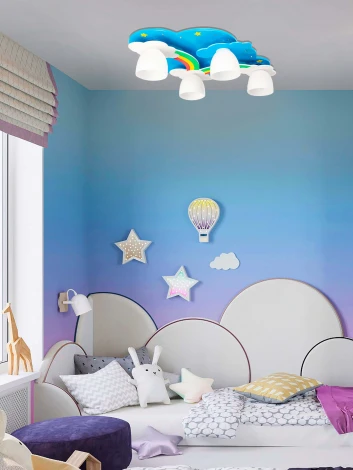 Потолочная люстра Мелодия Света CH1N 000027178 (для детской, 220V, радуга)