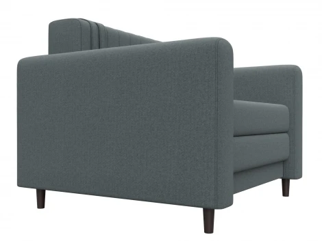 Кресло Лига-070 (ЛДСП,Брус,Фанера/Дерево/Рогожка/Серый) Лига Диванов 132544