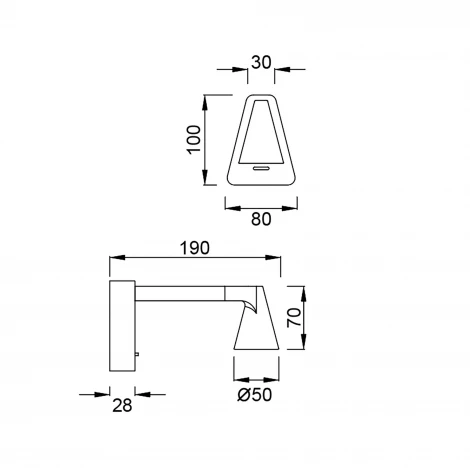 Настенный светильник светодиодный Mantra Africa 9412