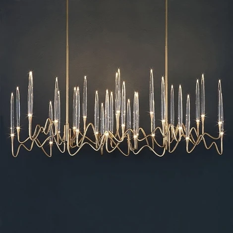 Потолочная люстра на штанге Fluorite Il Pezzo SP1008-24P