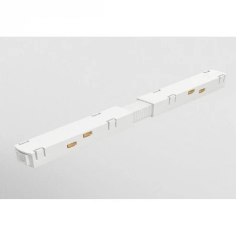 Коннектор прямой для магнитного шинопровода AM Group MAGNET AM406 LL20 WH (48V)