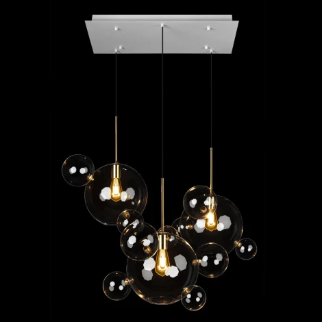 Подвесной светильник Loft It Bolle 2034-S3 (220V, на проводе, шарики, молекулы)