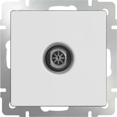 ТВ-розетка проходная (белый) Werkel W1184001 (a051116)