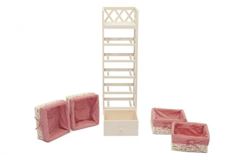 Тумба с ящиком Secret De Maison CAGE 5 ( mod. 4340 ) butter white (слоновая кость) (дерево павловния, мдф)