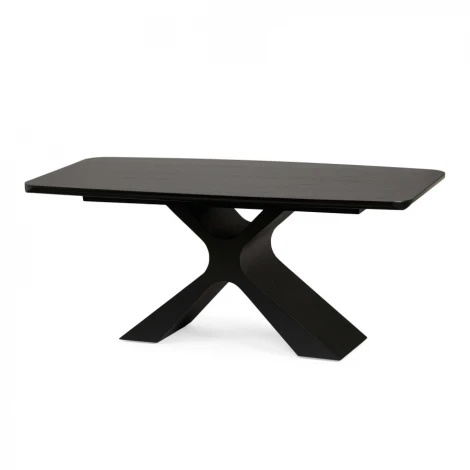 Обеденный стол Argo 180х90 COSMO RED арт.S-PLX.14-180x90-N-Ven-VNG(Ven)-typeM-ArcR100 40 мм