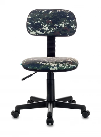 Кресло детское Бюрократ CH-201NX зеленый милитари Military крестовина пластик