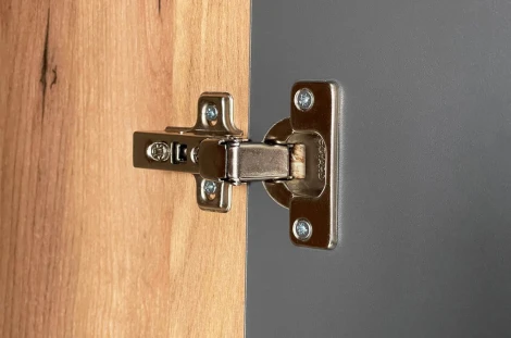 Адам Шкаф трехдверный, цвет дуб крафт золотой/графит Mebelson (арт.MSA-04.2564)