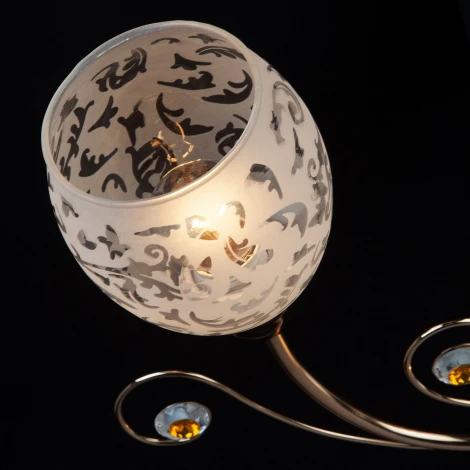 Потолочная люстра Eurosvet 9677 9677/3 золото