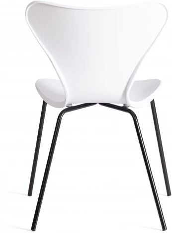 Стул Jacobsen (mod DC 102-1) / 2 шт. в упаковке Tetchair (Пластик,Металл/Белый,Черный) арт.21837