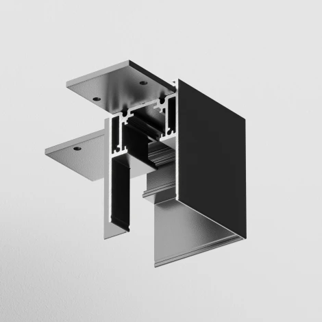 Угловой коннектор Gravity накладной черный (магнитный) Maytoni Technical TRX010CL-21B