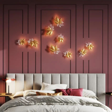 Настенный светильник Eva 4371/3WL Odeon Light (LED, 220V, листья)