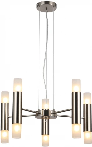 Подвесная люстра ILLUMICO IL0314-10P-79 SN (220V, на тросе)