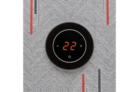 Терморегулятор AURA RONDA 9005 BLACK CLASSIC (КЛАССИЧЕСКИЙ ЧЕРНЫЙ)