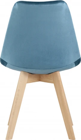 Стул FRANKFURT велюр синий 4 шт. Stool Group (арт.УТ000036622)