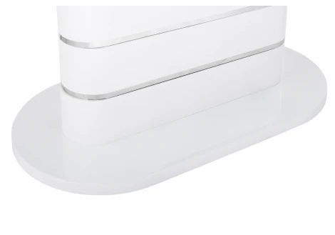 Стол на тумбе Woodville Plas 160 super white 11163